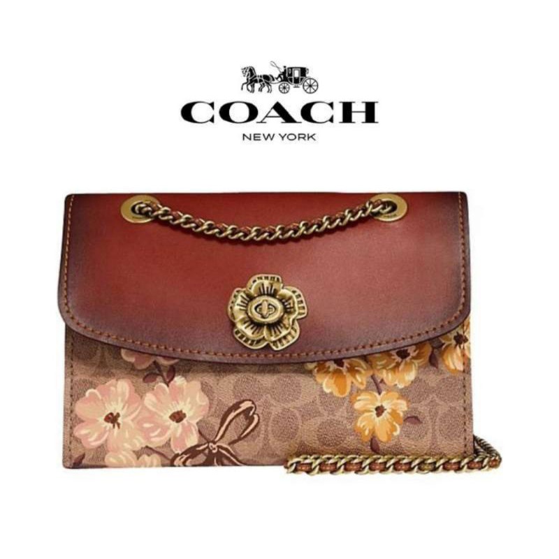 Coach Parker In Signature Canvas With Praire Floral Print(Coach 1680)