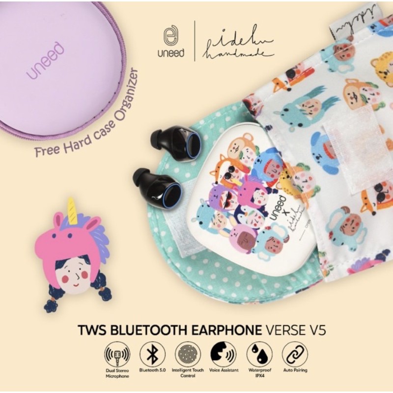 earphone ideku handmade x uneed