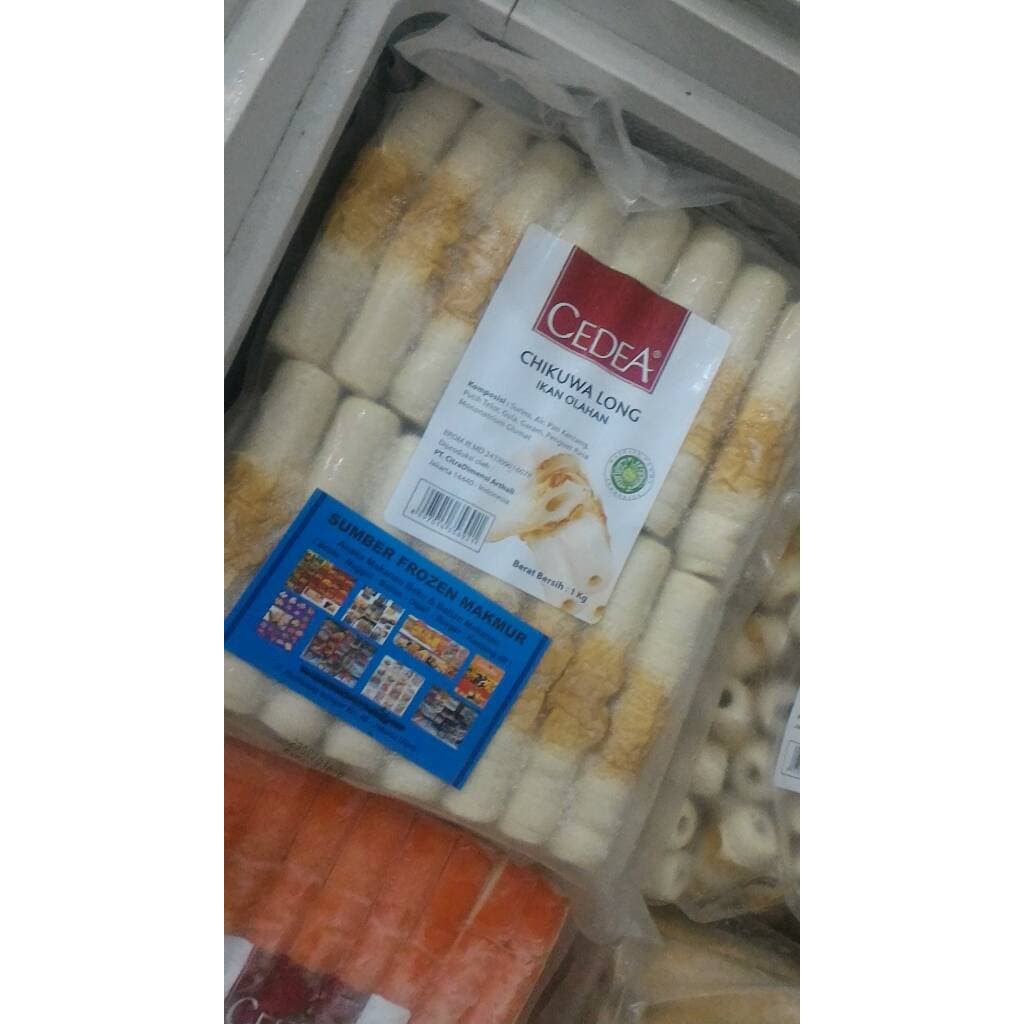 

33 chikuwa long 1 kg cedea. sumber frozen makmur