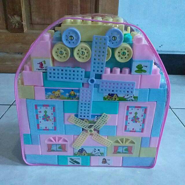 Lego block tas ransel