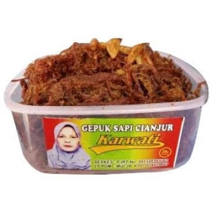 

Makanan Sehat Bergizi Halal Gepuk Sapi Karwati Satuan Pedas Original Foods Healty Food Ekstra Pedas