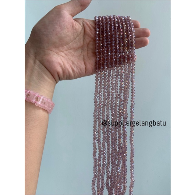 Crystal Ceko 6mm WINE PURPLE UNGU MUDA KUARSA kuarsa kristal quartz