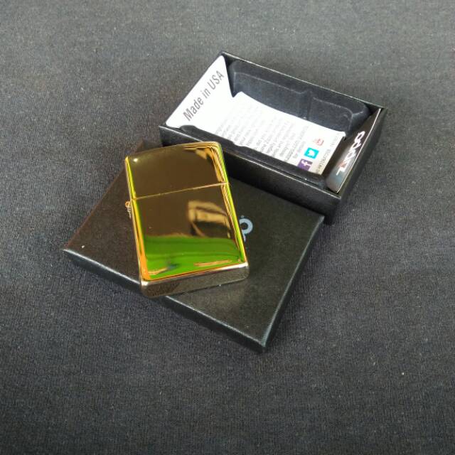 Korek Api Zippo Gold Polos