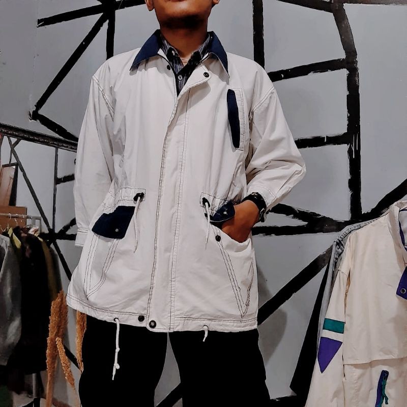 THRIFTING | Sport white Jaket