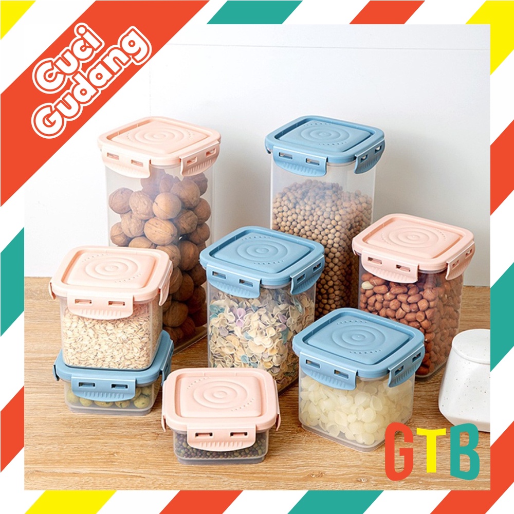 ❤️GTB❤️ Food Container Kotak Tempat Makan Toples Plastik Penyimpanan C002