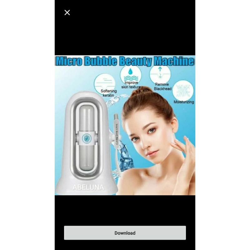 Alat Facial hydra pelling micro bubble + cairan