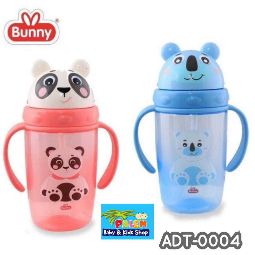 Lusty Bunny ADG-0004 Training Cup Botol Minum Sedotan Anak 360ml