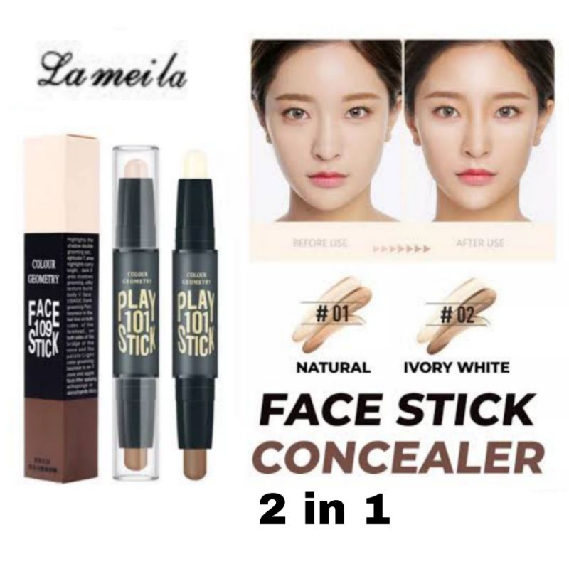 Lameila Stick Contour Dan Concealer 2in1 Original