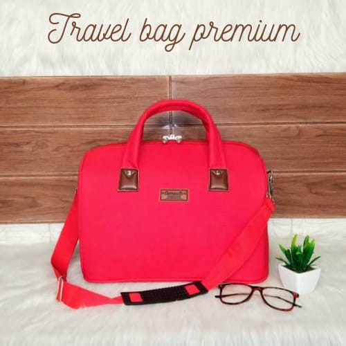 TRAVEL BAG WANITA TAS PAKAIAN TAS TRAVEL JINJING DAN SELEMPANG MODEL TAS TRAVEL BAG KABIN PRAMUGARI