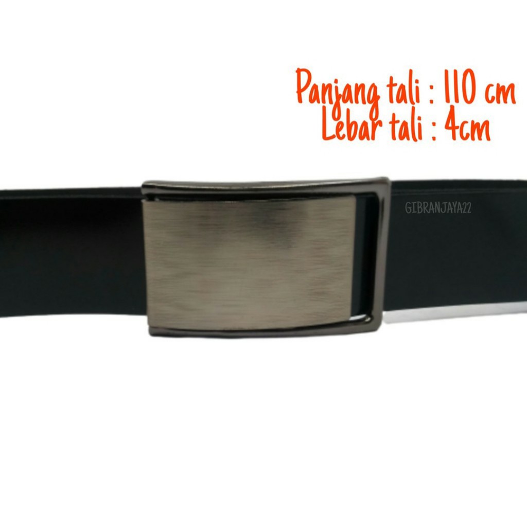 KBR STORE-Ikat Pinggang Pria Polos Kepala Gesper Stainless Formal Basic