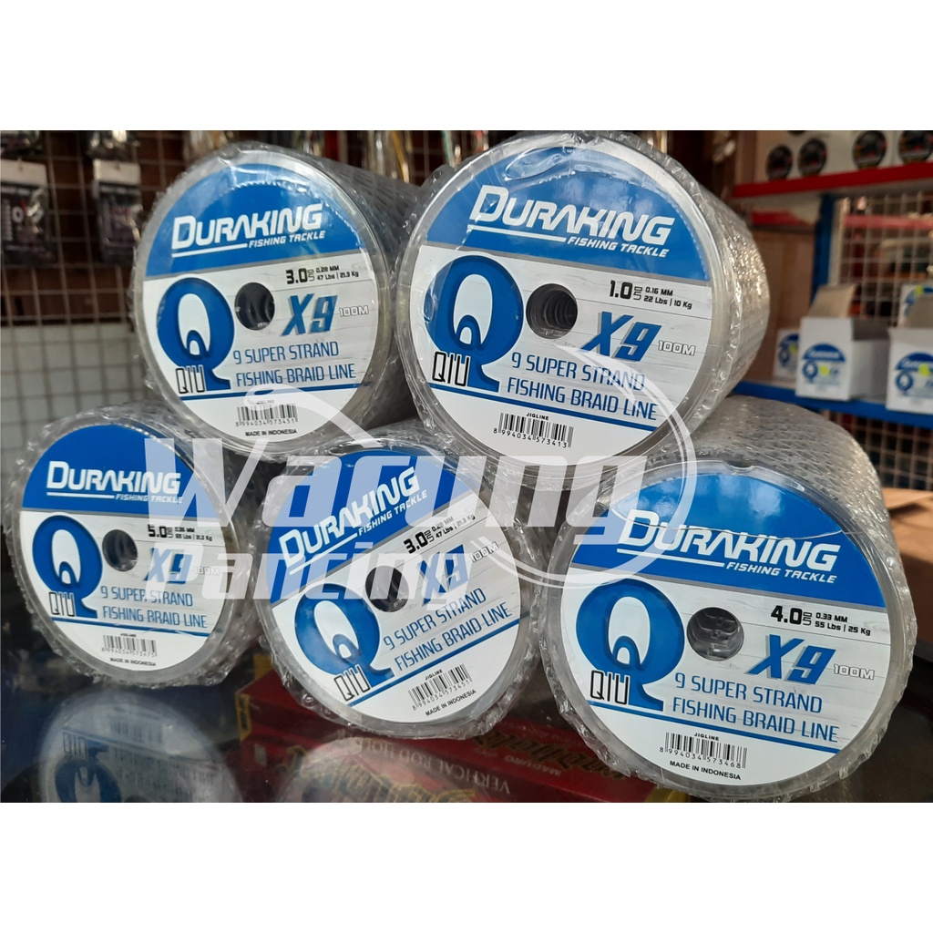 SENAR PANCING BENANG PE Duraking QIU X9 - Multicolor / Conecting