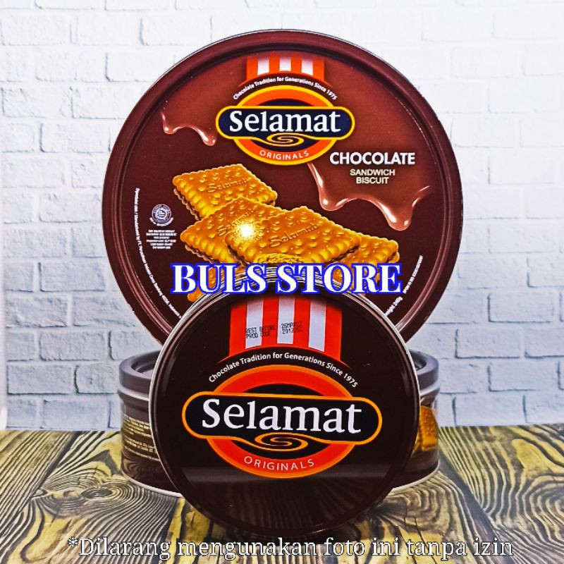 Biskuit Selamat/Wafer Selamat/Selamat Wafer Kaleng 240 gr