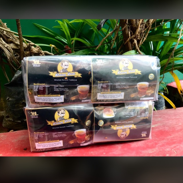 

Wedang uwuh kemasan 1 pack isi 10