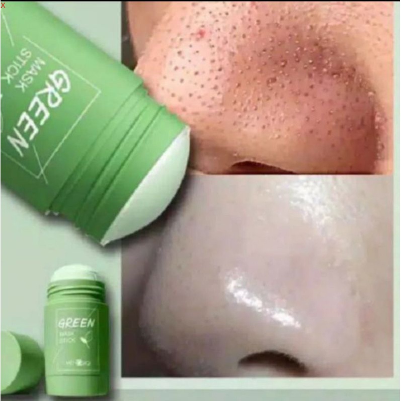 Original Masker Green Tea Meidian Stick Untuk Menghilangkan Komedo, Jerawat Dan Minyak Di Wajah