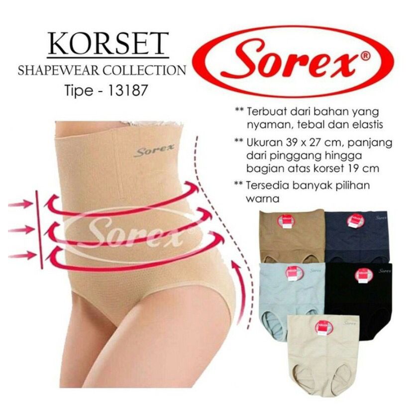 SOREX CELANA KORSET PELANGSING PERUT BADAN TERBARU SOREX 13187