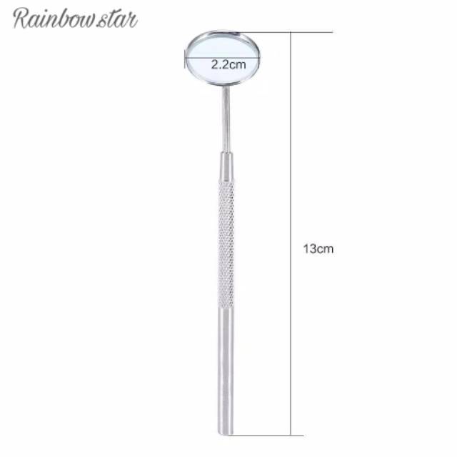 Mirror For Checking Eyelash Extension Cermin Mulut Gigi Dental Mirror / Cermin Kaca Eyelash