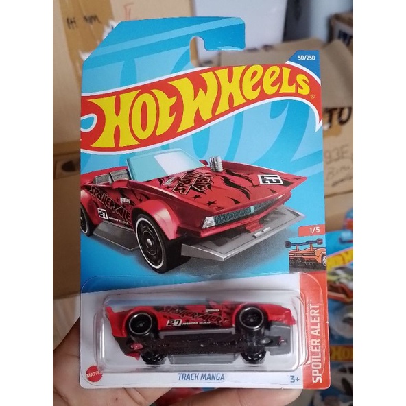 hotwheels TRACK MANGA putih HW SPEED BLUR