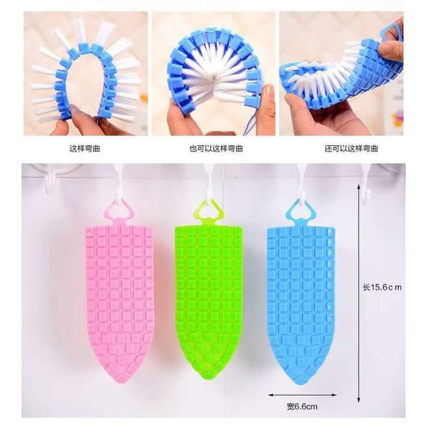 KUP - COD MURAH NEW SIKAT TOILET WC DAPUR SIKAT BAJU FLEXIBLE SIKAT LENTUR SERBAGUNA CLOSET BRUSH