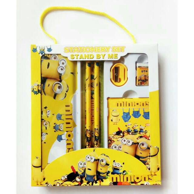 

[jkhu] Study set paket alat tulis karakter minion