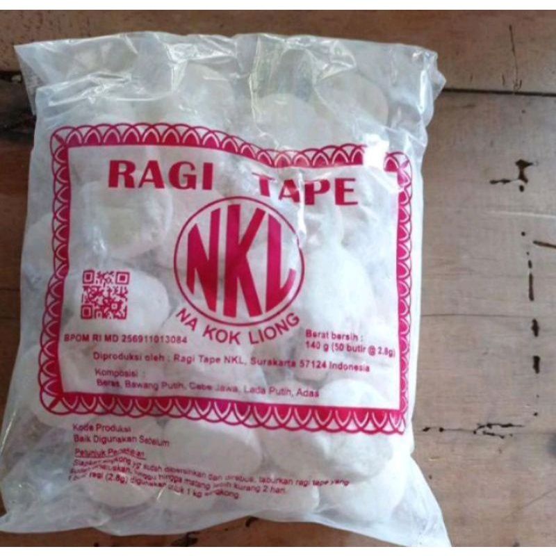 

RAGI NKL/RAGI TAPE MANIS 140GRAM (50BUTIR)