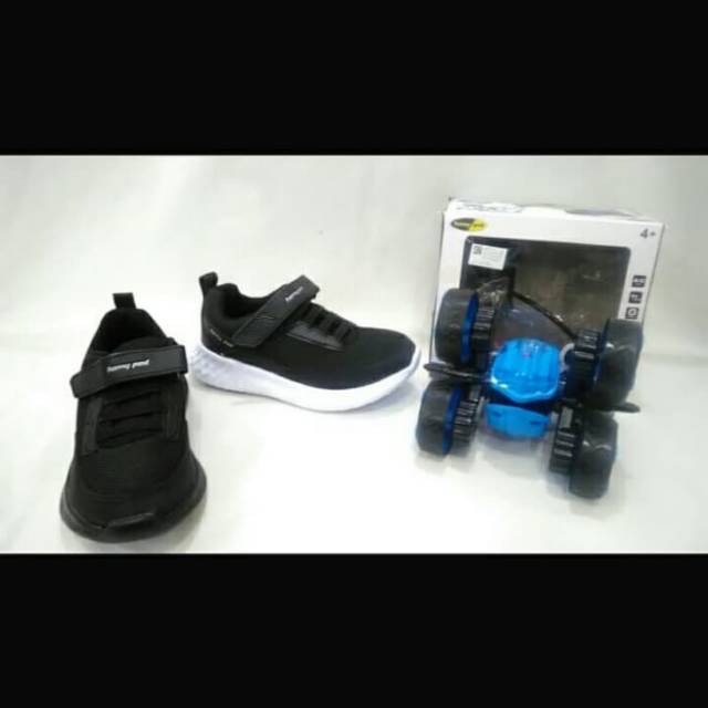 Sepatu Anak Homyped Lucio 02 Hitam & hitam/putih