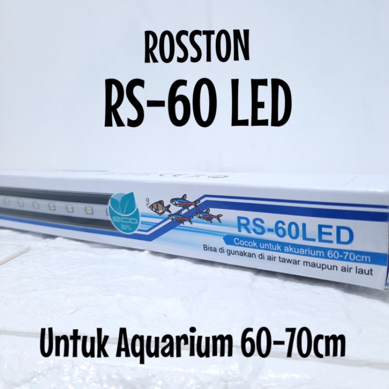 Lampu Aquarium 60cm Roston RS 60 LED GARANSI PECAH Lampu Celup aquascape ikan chana