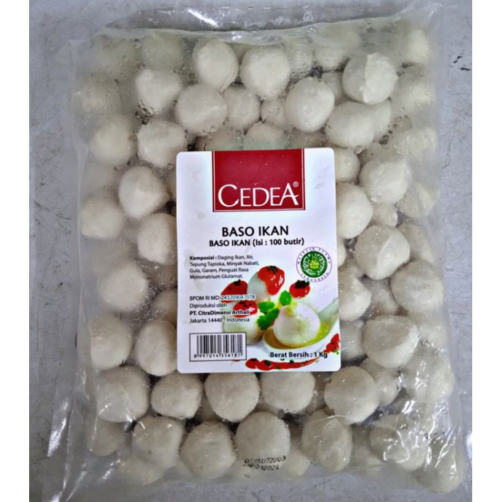 

cedea fish ball 100 butir 1 kg