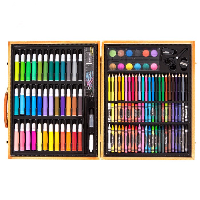 

Gaya Art Set Isi 150 Pcs Pensil Warna Set Anak Crayon Full Set Alat Lukis - Diskon