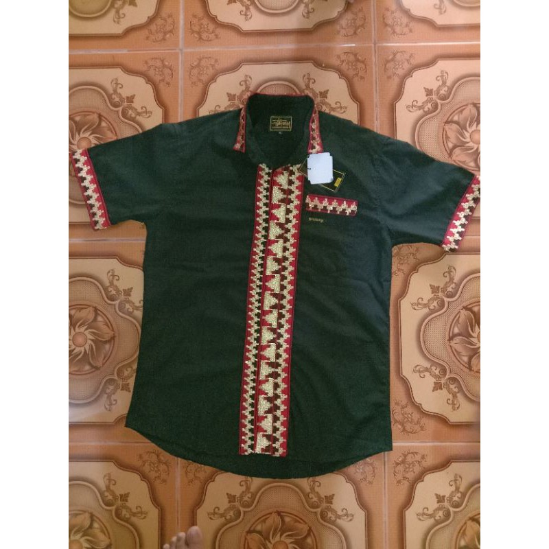 [COD] KEMEJA TAPIS HITZ LAMPUNG KRUI PESISIR BARAT KEMEJA POLOS