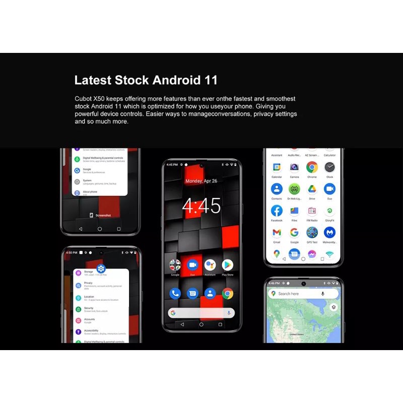 CUBOT X50 NFC 8+128GB | 64MP Quad Camera | 4500 mAh Battery