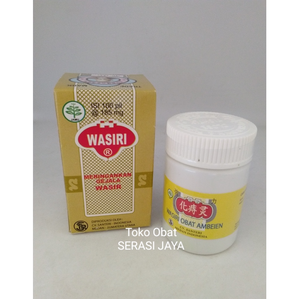 Wasiri Pil 60 pil Meringankan Mengobati Wasir Obat Wasir