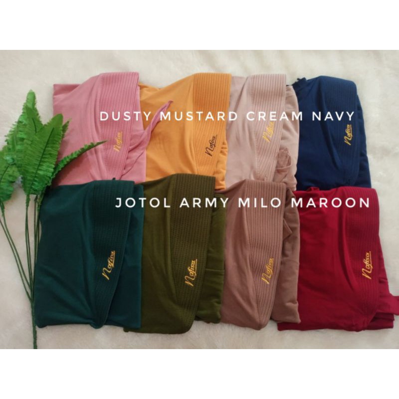 Bergo Instan Jersey Original Nafisa Jilbab Jeblus Jersey Super Premium-1