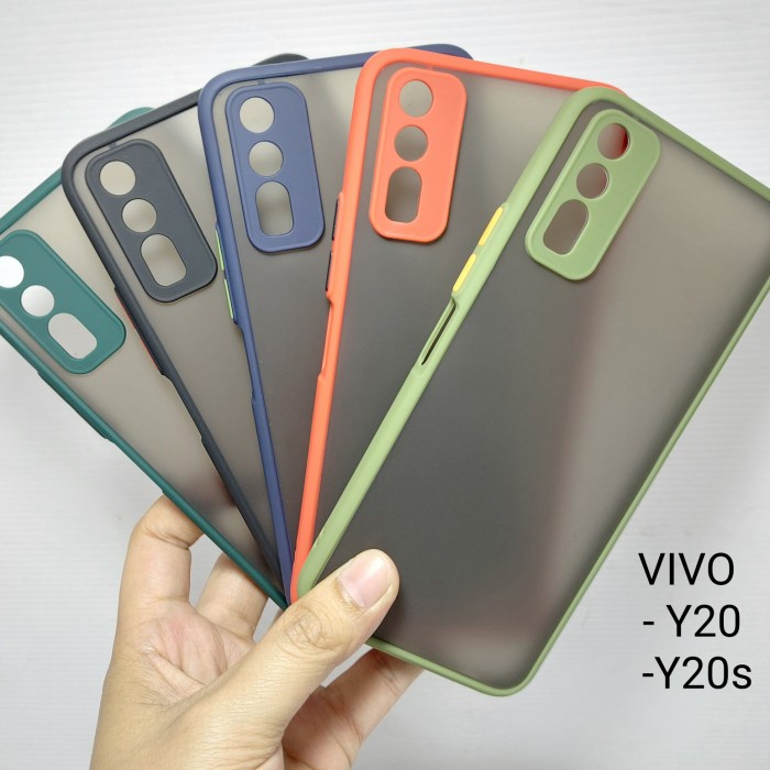 SALE Case HP Shockproof My Choice Doft Vivo Y20 / Y20S Kondom NEW ARZ