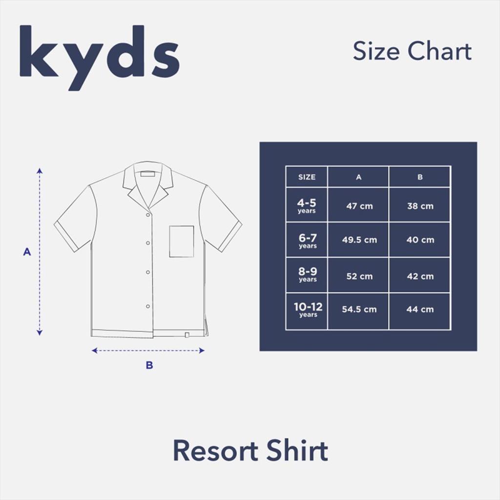 Kyds Resort Shirt Jungle Trekker Tropical Jungle Kemeja