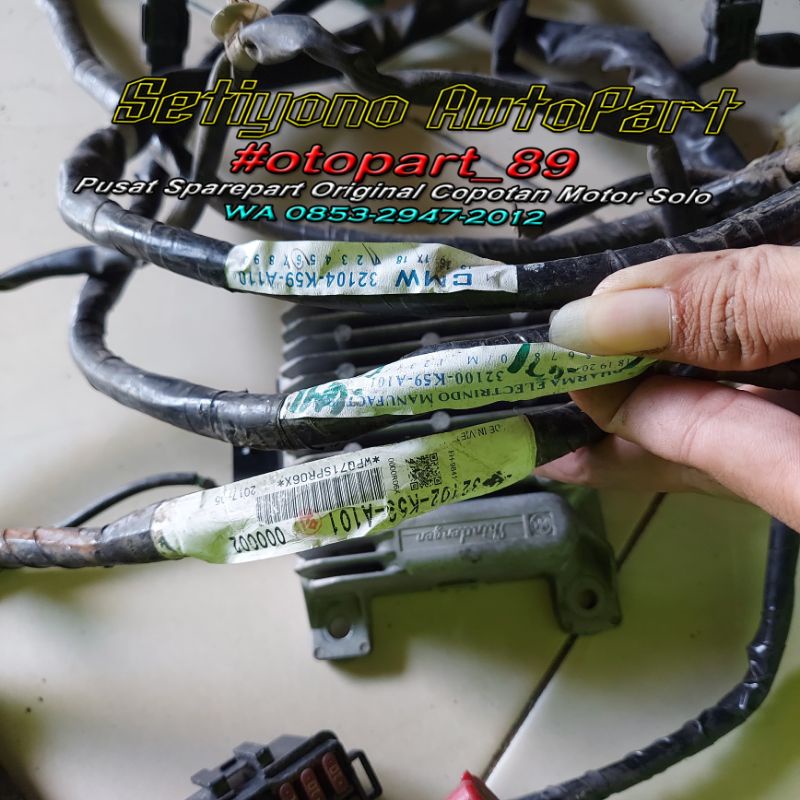 Pengapian ACG Vario 150cc Acg 1set Vario 150cc ECU Kabel Spul