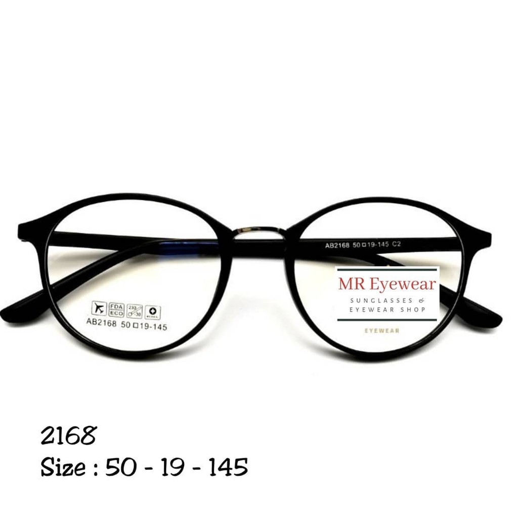 Frame Kacamata 2168 dan Lensa (Photochromic, Blueray, Bluechromic, Essilor, Antiradiasi)