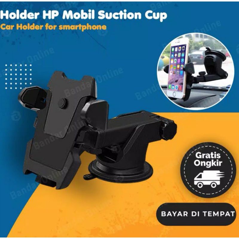 Holder HP Mobil / Holder Hp Motor Suction Cup Car Holder For Smartphone