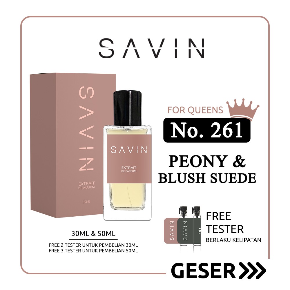(Aii.Beauty) SAVIN PARFUM No. 261 Peony & Blush Suede