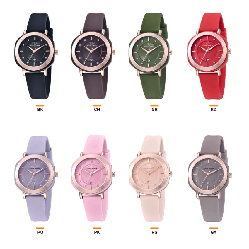 JAM TANGAN WANITA JONAS JASMIN JJ-2212L JJ 2212 JJ 2212L ORIGINAL ANTI AIR