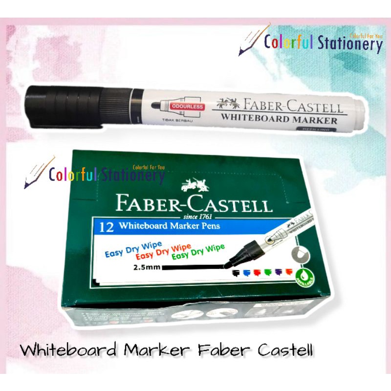 

Spidol Papan Tulis / Whiteboard Faber Castell