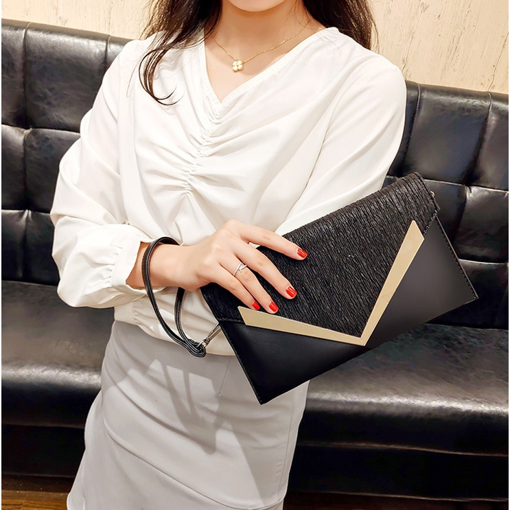 BJ81456 - BLACK/KHAKI/PINK/SILVER - TAS PESTA CLUTCH BLINK MEWAH SLEMPANG JINJING TOTEBAG HANDBAG TAS WANITA FASHION IMPORT MODIS ELEGAN TERMURAH TERLARIS TERBARU BAGSTORE JAKARTA TAS BATAM GT1456