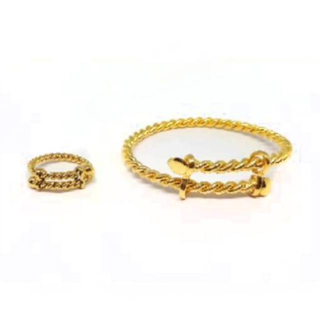 Xuping gelang cincin lapis 24k