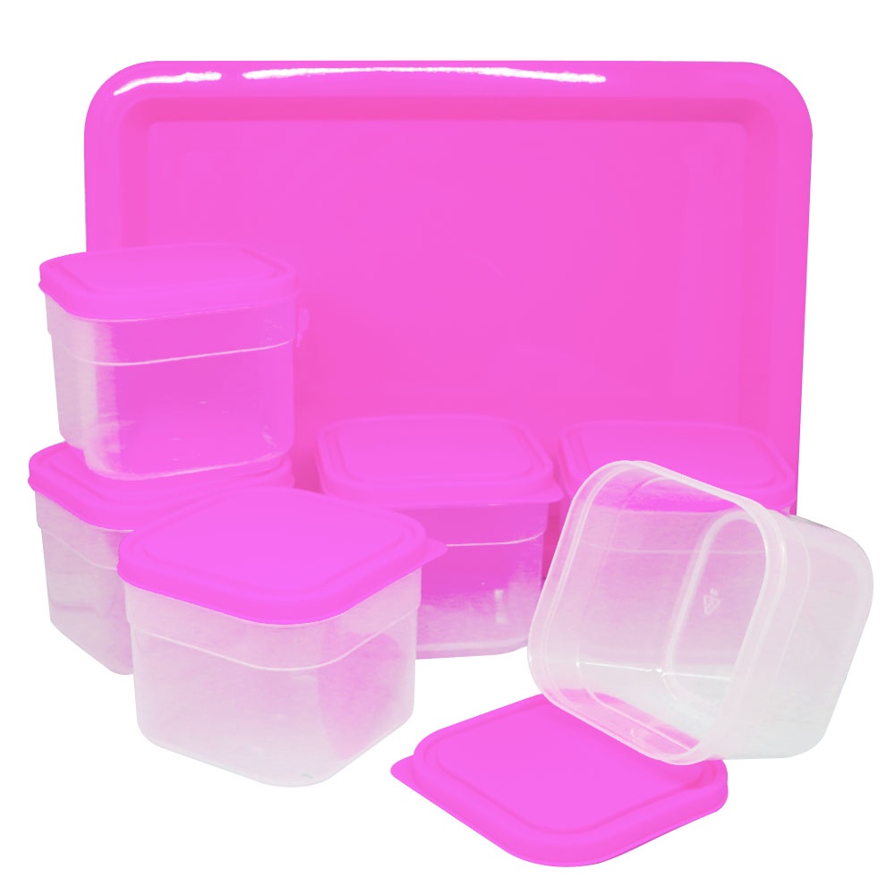 FM - Toples Sealware Set + Nampan Daiso 7 in 1 - MULTIPLAST