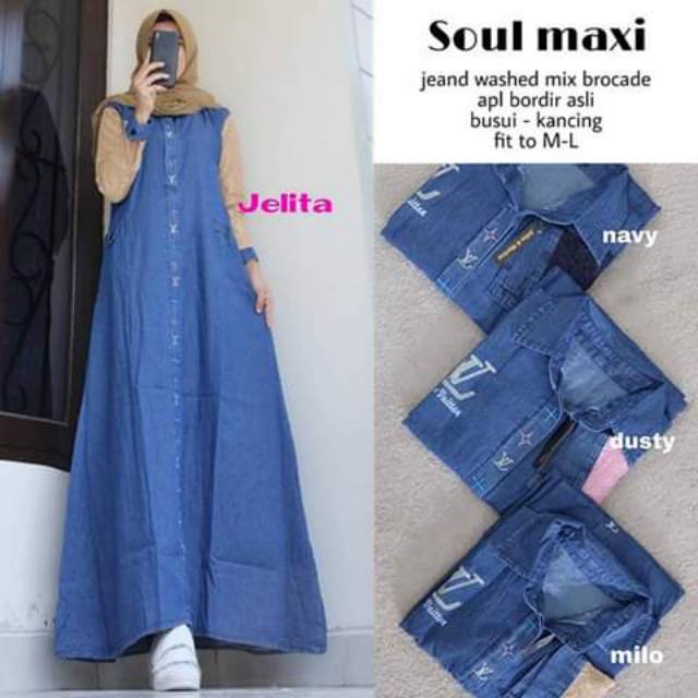 Gamis soul maxi by jelita