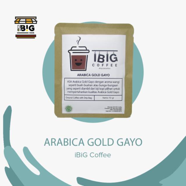 

iBiG Coffee - ARABICA GOLD GAYO |KOPI KEKINIAN |SACHET