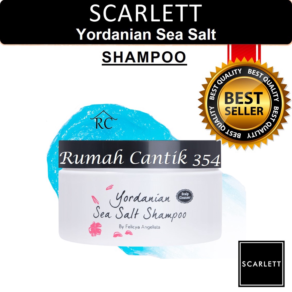 Scarlett Whitening Yordanian Sea Salt Shampoo Rumah Cantik 354 Perawatan Rambut