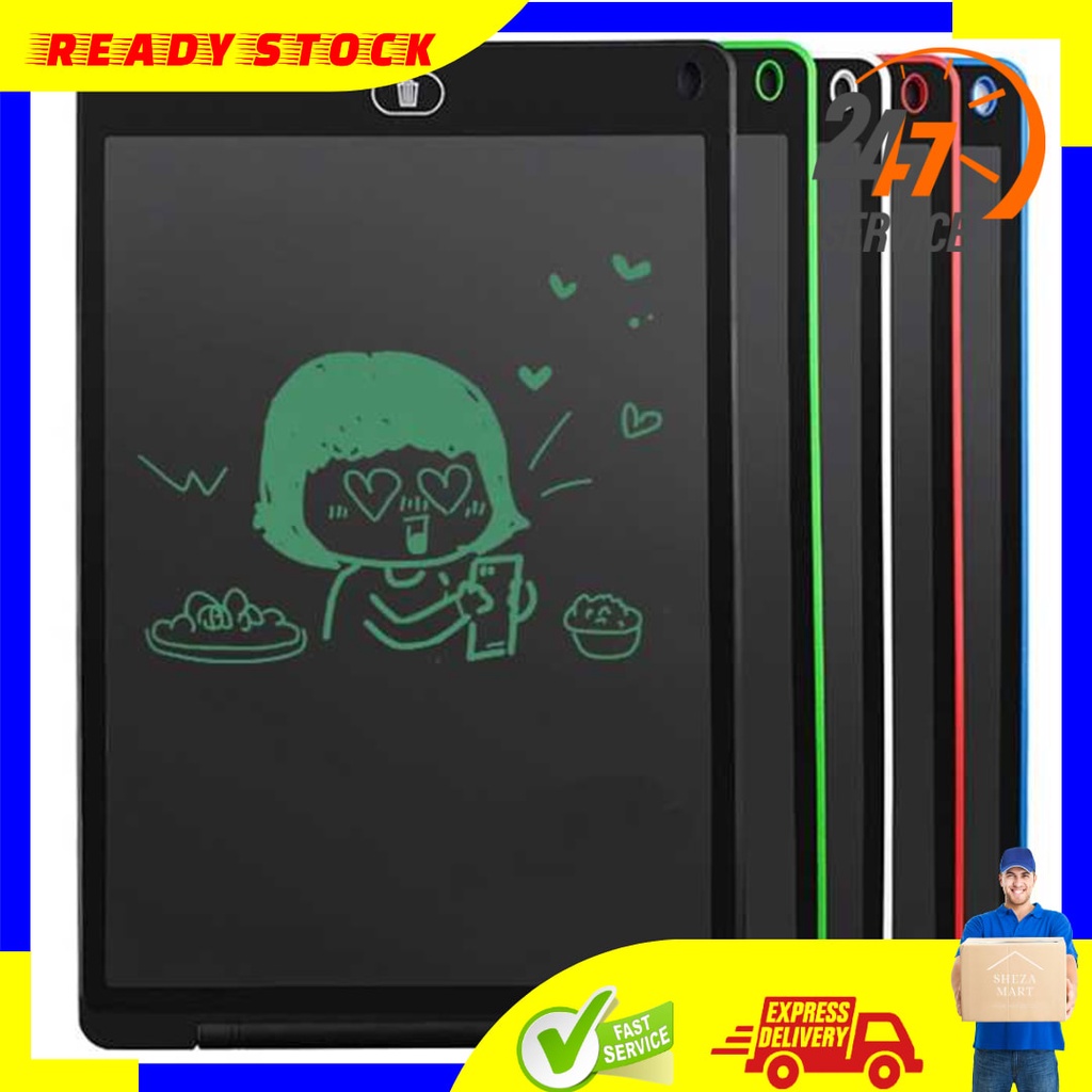 

SM LanLan Papan Gambar Digital Monochrome LCD Tablet 12 Inch - AAH004