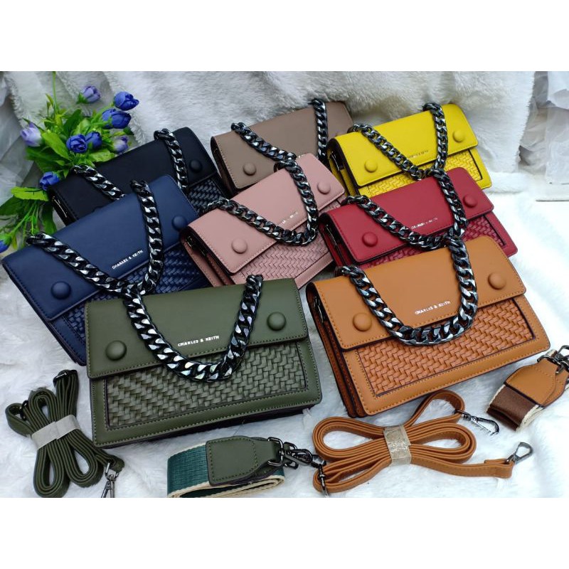 [✅COD WB1034] TAS SELEMPANG WANITA ANYAM