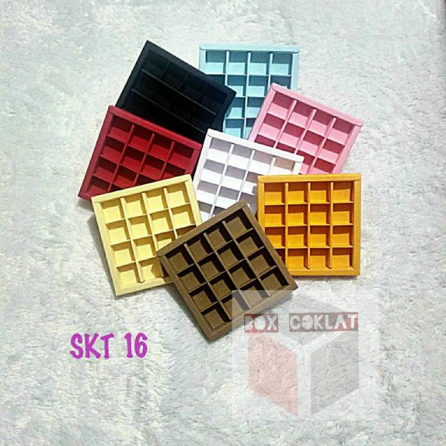 

Box Coklat LEMBARAN Sekat 16 (4x4) Minimal Order 5 Lembar)