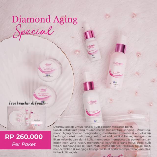 [TERLARIS] MARWAH AGING SPECIAL Label biru,  skincare aman, halal,  & bpom